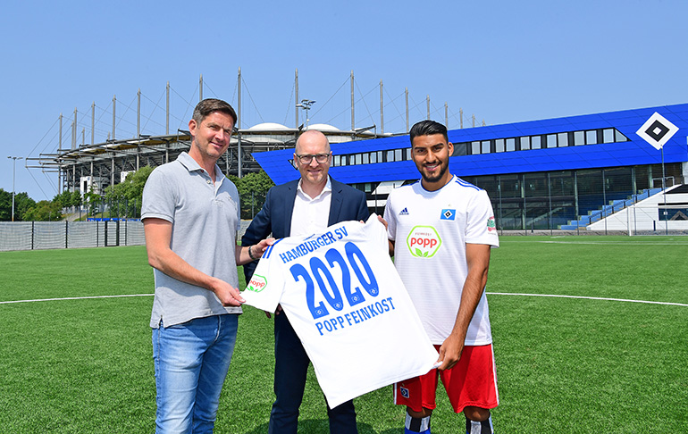 Popp Feinkost Patch Hamburger SV HSV badge Bundesliga NEU 