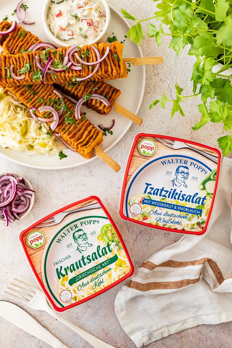 Kebap-Wrap-Spieße