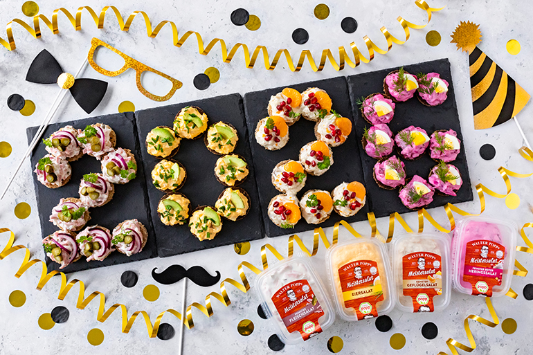 Silvester Schnittchenplatte