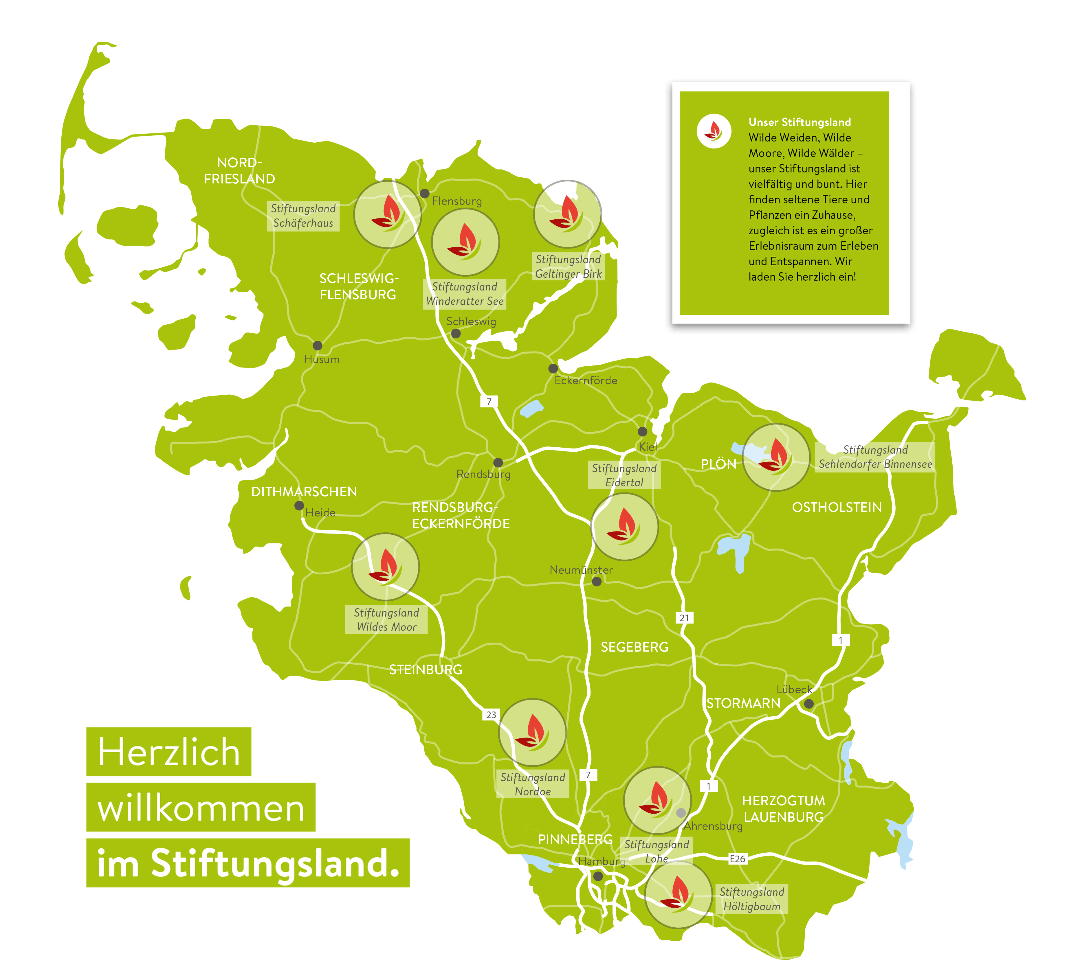 Stiftungsland Stiftung Naturschutz Schleswig-Holstein